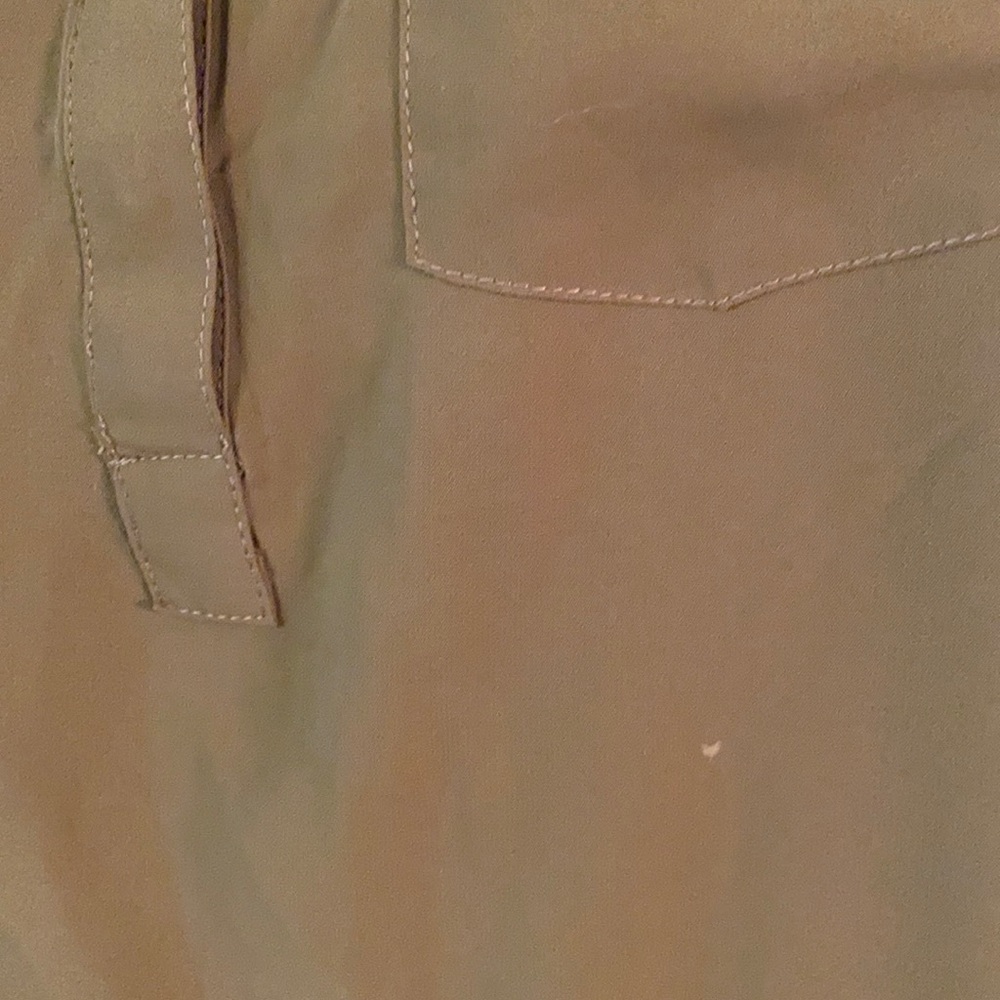 American Eagle Sleeveless Snap Button Peplum Top - image 4